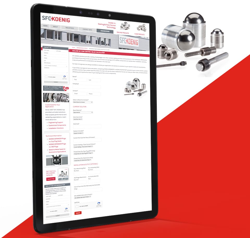 Screen shots of the tool and our manufacturing app development