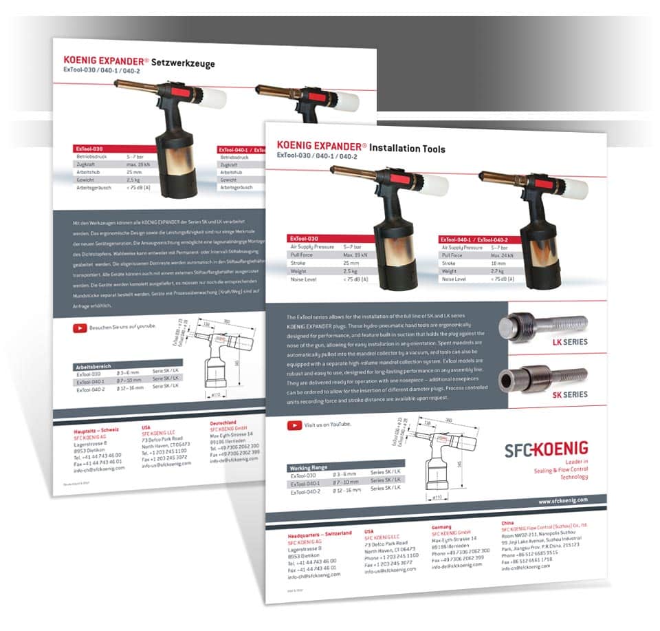 sell sheet assets used in marketing for hydraulic companies