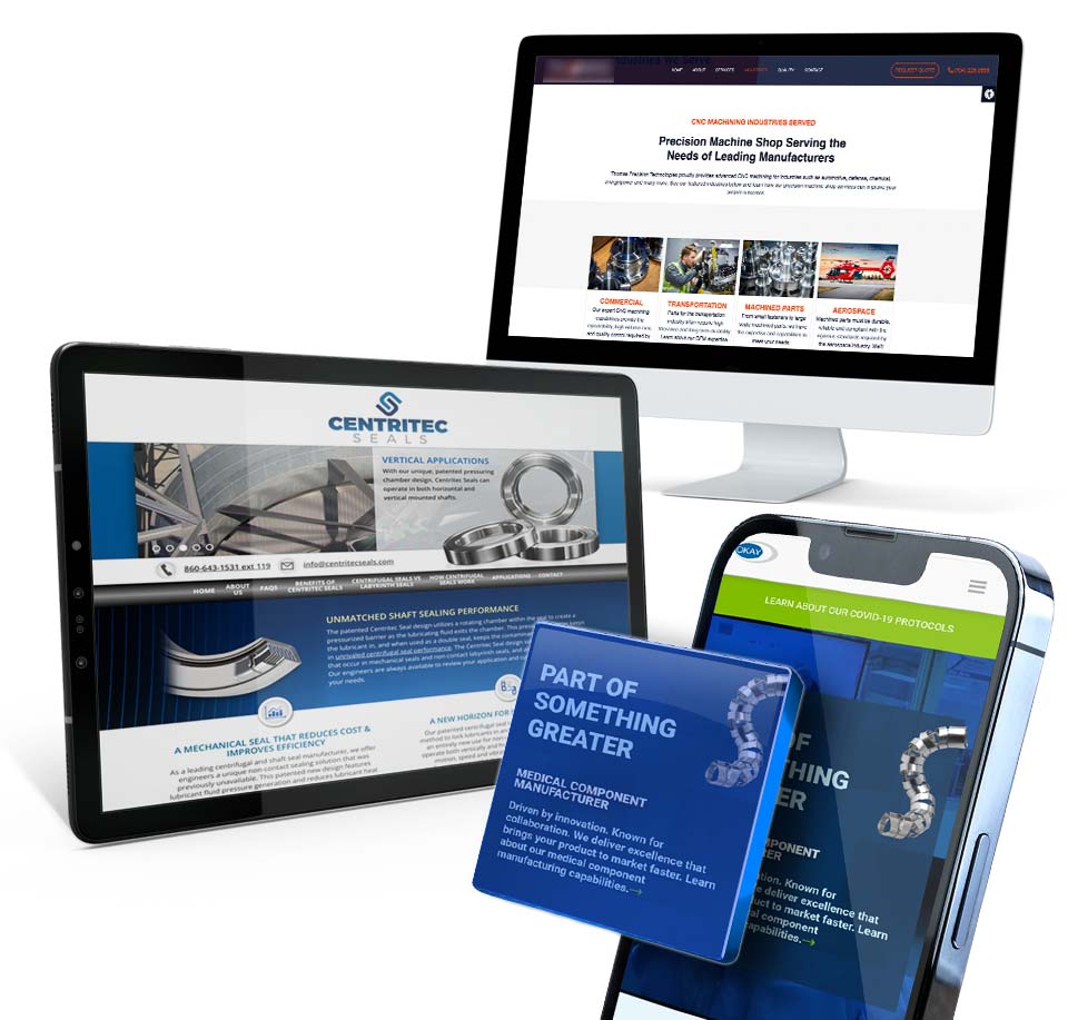 Professional industrial web development services from Stifel Marcin